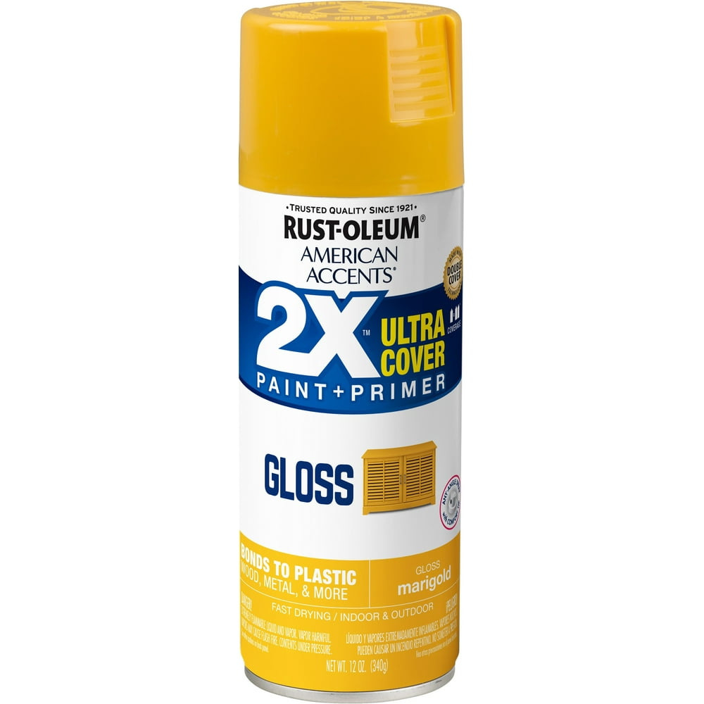 Marigold, RustOleum American Accents 2X Ultra Cover Gloss Spray Paint