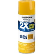 Marigold, Rust-Oleum American Accents 2X Ultra Cover Gloss Spray Paint- 12 oz