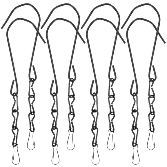 8 Pcs Ceiling Hooks for Hanging Plants Outdoor Chains Convenient