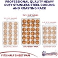 thumbnail image 2 of Premium Toaster Oven Pan Nonstick Set of / Sheet Pan for Baking Small Cookie Sheet Tray Durable Small Baking Trays for Oven Aluminum Baking Sheet Toaster Oven Tray x in, 2 of 5