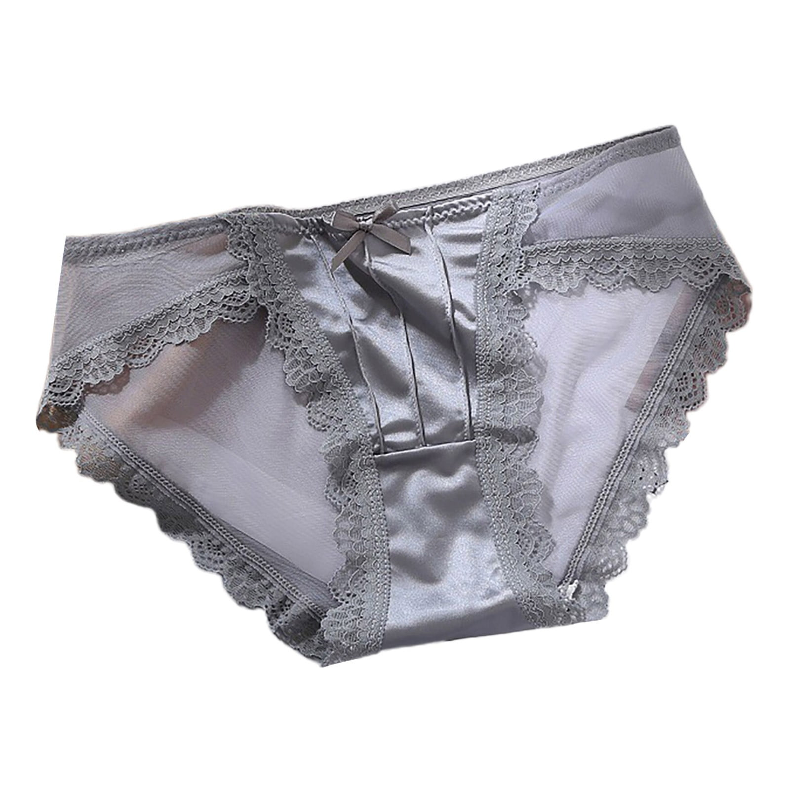 PMUYBHF Plus Size Underwear for Women 4X-5X Custom Letter Logo Low Waist  Striped Tangas No Show Bikini Custom Thongs Women Underwear Panties Cotton