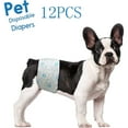 Disposable Male Dog Super Absorbent And Leak Proof Fit Excitable Urination Or 48 Steel Belt Male