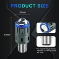 thumbnail image 3 of Motorcycle led headlight accessories lens bulb dual color H4 H6 BA20D, 3 of 10