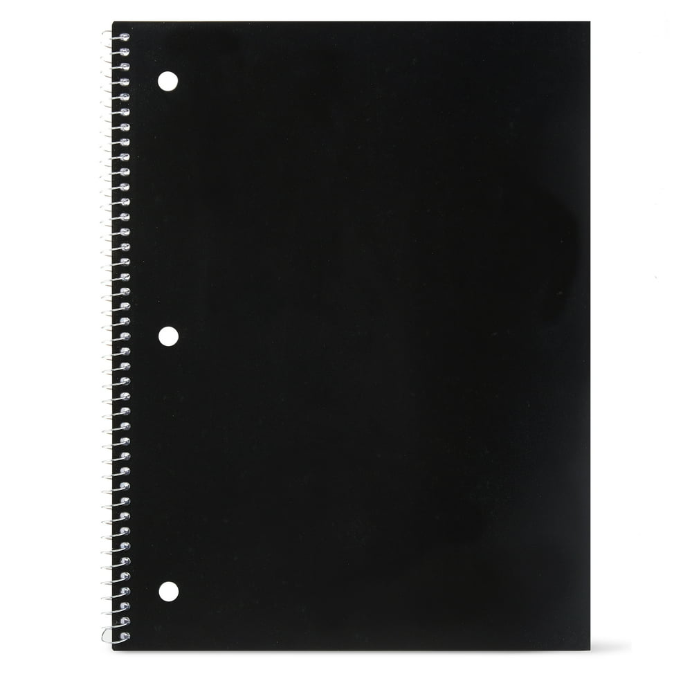 Pen + Gear 1 Subject Notebook, College Ruled, 80 Sheets, Black ...