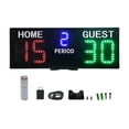 thumbnail image 2 of Marcador electrónico,Marcador Electrónico con Baloncesto Remoto,Marcador digital con pantalla LED Marcador de puntuación,Control Remoto Reloj De Puntuación Tenis Voleibol,Tablero de, 2 of 8