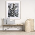 thumbnail image 6 of Mercana Jennelle Cream W/ indigo Print Linen Square Decorative Pillow Cover, 6 of 6