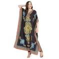 thumbnail image 4 of Oussum Women Plus Size Kaftan Maxi Dress Kimono Sleeve Caftan Party wear Casual Dresses Online, 4 of 8