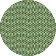 thumbnail image 1 of Ahgly Company Indoor Round Patterned Green Peas Green Area Rugs, 3' Round, 1 of 6