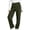 Army Green #65, variant on WULMLEO Women's Corduroy Straight Leg Pants Elastic Back Waist Button Zip Fly Loose Casual Trousers with Pockets Black 2XL