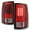 Red Clear Lens, variant on AKKON - Fits 2009-2018 RAM 1500 | 10-18 2500/3500 C-Shaped Black Smoked LED Tail Lights Replacement