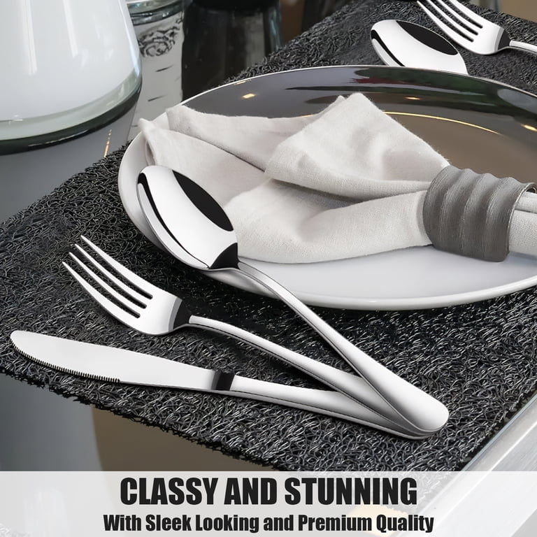 AMBLER 49-Piece Silverware Set with Drawer Organizer photo 5