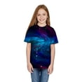 thumbnail image 3 of BJUTIR Boys Tshirts Print Teen Casual Clothes Kids Galaxy T-Shirt Tops Children Tops For 9-10 Years, 3 of 9