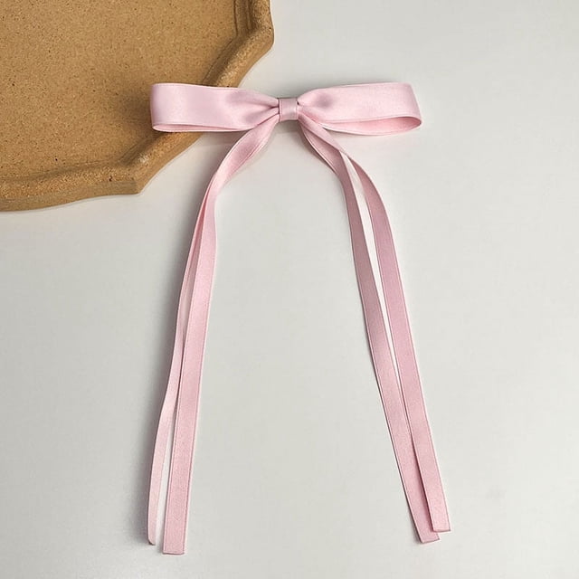 Lazo de cinta estilo lazo para el cabello lazo de cinta horquilla femenina dulce lindo clip de pico de pato accesorios para el cabello simples