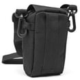 thumbnail image 6 of USA GEAR Shoulder Digital Camera Case Compatible with Olympus Tough TG-6, Canon Elph - Black, Nylon, 6 of 9