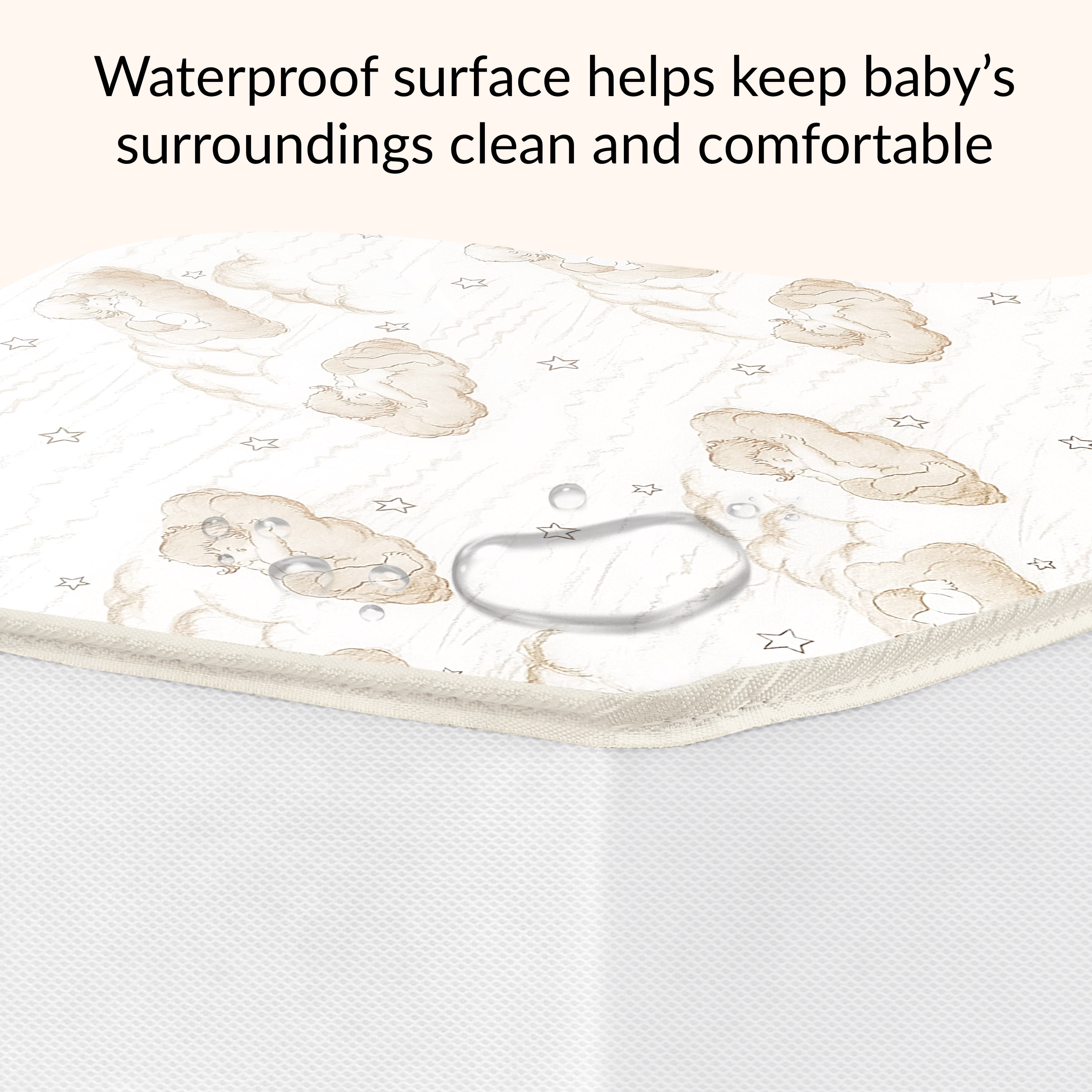 Dream on Me 2-In-1 Breathable 2-Sided Mini/Portable Crib Innerspring Mattress