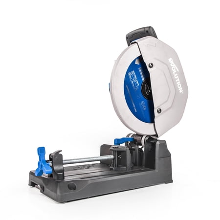 UPC: 0849713074324 | Evolution S380CPS: Metal Cutting Chop Saw With 14 in. Mild Steel Blade (15 in. blade can be fitted).