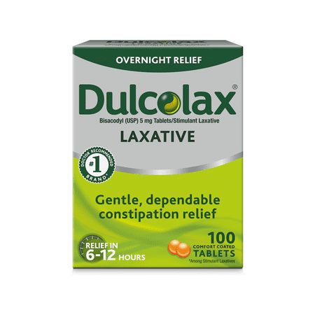 UPC 681421020046 product image for Dulcolax Stimulant Laxative Tablets  Overnight Relief (100ct) | upcitemdb.com