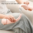 thumbnail image 3 of Portable Neck Fan, Hands-Free Bladeless Wearable Fan, USB Rechargeable 3 Speed Adjustable Cooling Fan for Outdoor Indoor Office Gym Travel, Pink, 3 of 5