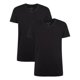 thumbnail image 1 of Bamboo basics Camiseta VELO, paquete de 2 - Camiseta interior, cuello en V, camiseta simple Negro M (Medium), 1 of 3