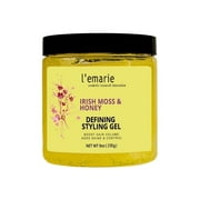 L'emarie Hair Defining Styling Gel  Irish Moss & Honey for All Hair Types 9 oz
