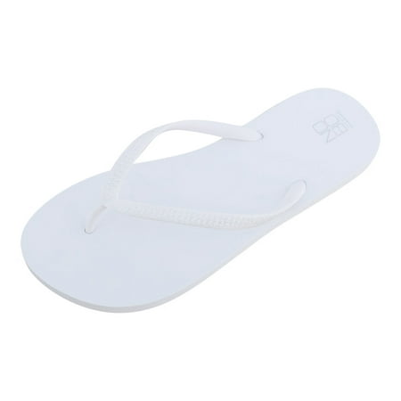 

sandals for Women Women Slippers Solid Color Flip Flops Flat Flip Flops Beach Sandals Fashion Sandals Flat Summer Beach Slippers PU Dress Sandals for Women White