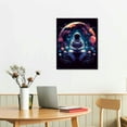 thumbnail image 2 of COMIO Outer Space Canvas Wall Art Watercolor Planet Astronaut Canvas Painting Prints for Home Kids Bedroom Nursery Wall Decor Framed Space Artwork Gifts, 2 of 4