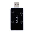 thumbnail image 2 of Vodool USB 3.0 4 en 1 Lector de tarjetas de memoria flash portátil digital Soporte MS M2, 2 of 9