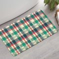 thumbnail image 2 of Multi Color Checkerboard Checkered Pattern Bathroom Rugs Mat,Non Slip Microfiber Bathroom Rug,Rubber Backing,Soft Bathroom Mats for Bathroom Floor,Tub and Shower,17x30in(43x75cm), 2 of 5