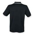 thumbnail image 2 of Henbury Mens CoolPlus Tipped Polo Shirt, 2 of 4