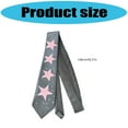 thumbnail image 3 of Uniform Ties For Janpanese Uniform Cosplay Accessory Neckwear seifuku Necktie with Star, 3 of 6