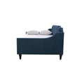 thumbnail image 4 of Edgar Channel Tufted Sofa Bed Daybed Satin Teal, 4 of 10
