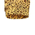 thumbnail image 4 of Kmbangi Girl?s Leopard Button Lapel Short Sleeve Ruffles Mid-length Dress, 4 of 8