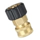 thumbnail image 1 of Acoplador de conexión rápida hembra de latón de 22mm MalexG1/4'', lavadora a presión de limpieza de coche B: M22 (15) Sharpla Lavadora a presión Twist Connect, 1 of 8