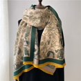 thumbnail image 1 of Bufanda de Cachemira cálida para mujer, pañuelo de cuello de diseño, Pashmina para la cabeza, Poncho, pañuelo de Echarpe, moda de invierno, 1 of 4