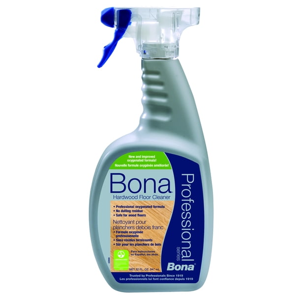 Bona Pro Series Hardwood Floor Cleaner, Bona Hardwood Floor Polish High Gloss 32 Oz Clear
