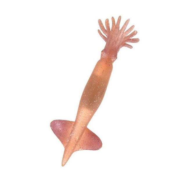 Modèle d'Animal Marin Simulation Solide Jouets d'Apprentissage pour Enfants Calmar Rose