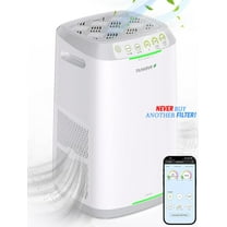 NuWave Professional Air Purifier for Large Room, Smart Air Purifier Dual 3-Stage Air Filtration for Room, Hepa, Home, Removes up to 100% Particles 3x Smaller than HEPA, Sleep Mode