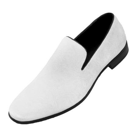 

Bolano Men s Paisley Jay Slip-On Driving Smoking Loafer White Size 13