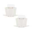 thumbnail image 1 of Oleegame 2PC Spoon And Lid Rest Multifunctional Wall Mounted Storage Rack Self Adhesive Electric Toothbrush Holder Wall Mounted Toothbrush Holder Adjustable Bathroom Towel Storage Rack White, 1 of 9