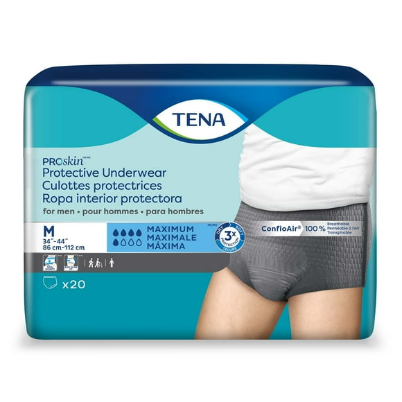 Tena Protective Underwear for Men - Large - case of 72