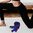 thumbnail image 2 of OULII 3pcs Yoga Accessory Stretch Strap Blue Adjustable Closure for Beginner, 2 of 8