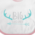 thumbnail image 4 of Inktastic Big Brother, Older Brother, Deer Antlers, Arrow Boys Baby Bib, 4 of 4