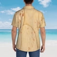 thumbnail image 4 of Lsque taco tortilla Pattern Hawaiian Shirt for Men Unisex Summer Beach Casual Short Sleeve Cotton Linen Button Down Shirts,Small, 4 of 7