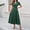 Green, variant on Women's Short Sleeve Dress High Waist V Neck Puff Sleeve Dresses Wedding Guest Formal Evening Party Maxi Dress Woman Dresses Casual Long Sleeve Dresses Casual for Women Petite Dresses for Women Summer