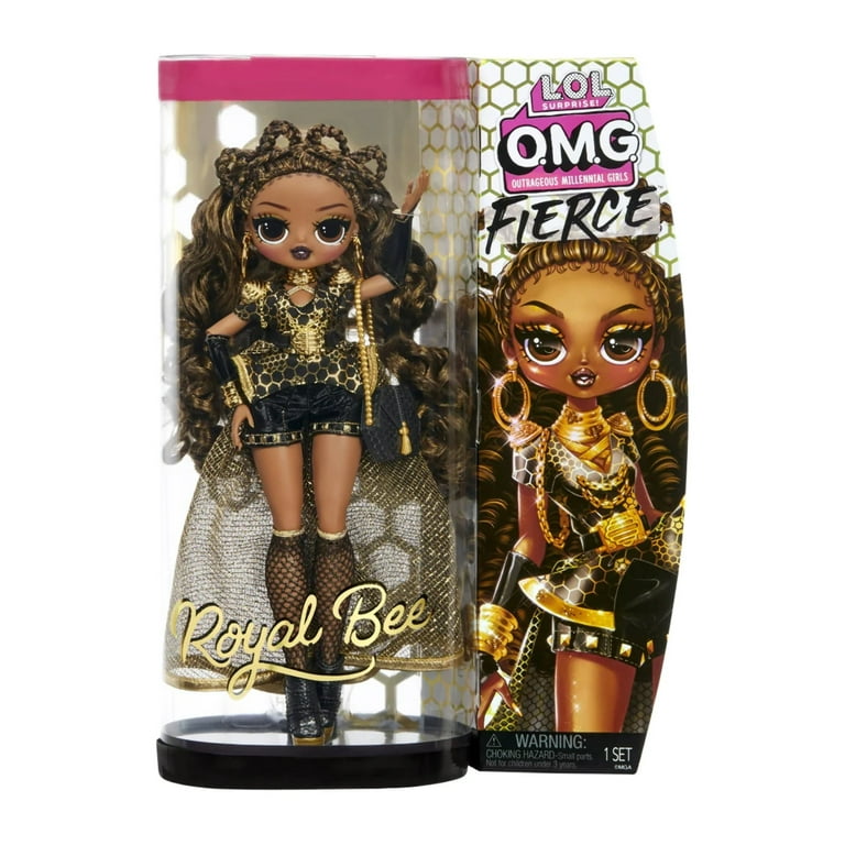 L.O.L. Surprise OMG Fierce Fashion Doll-Royal Bee, Collector L.O.L. Surprise OMG Fierce Fashion Doll-Royal Bee, Collector
