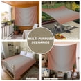 thumbnail image 6 of Dark Orange Grey Ombre Large Tapestry for Bedroom Wall Hanging Tapestry, Modern Gradient Abstract Art Ceiling Backdrop Tapestries Poster Blanket Wall Decor for Teens Room Living Room Dorm 85" x 90", 6 of 8
