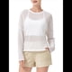 thumbnail image 1 of Blusa de Entrenamiento Holgada de Larga con Transparente para Mujer, Cuello Redondo y Mangas Largas S, 1 of 8