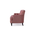 thumbnail image 4 of Kelly Button Tufted Recessed Arm Sofa, Ash Rose, 4 of 11