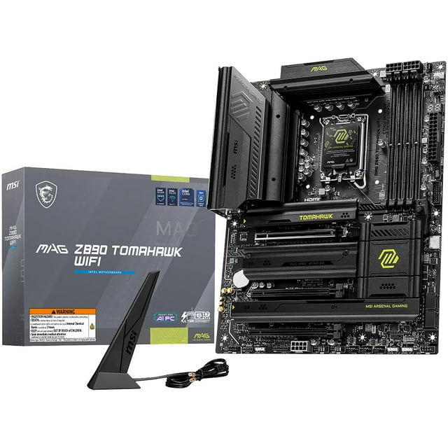 Tarjeta Madre MSI MAG Z890 TOMAHAWK WIFI LGA1851 4x DDR5 4x M.2 PCIe 5.0 USB-C WIFI 7 BT 5.4 ATX negro