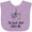 Lavender, variant on Inktastic My Great Aunt Loves Me Unicorn Niece Girls Baby Bib